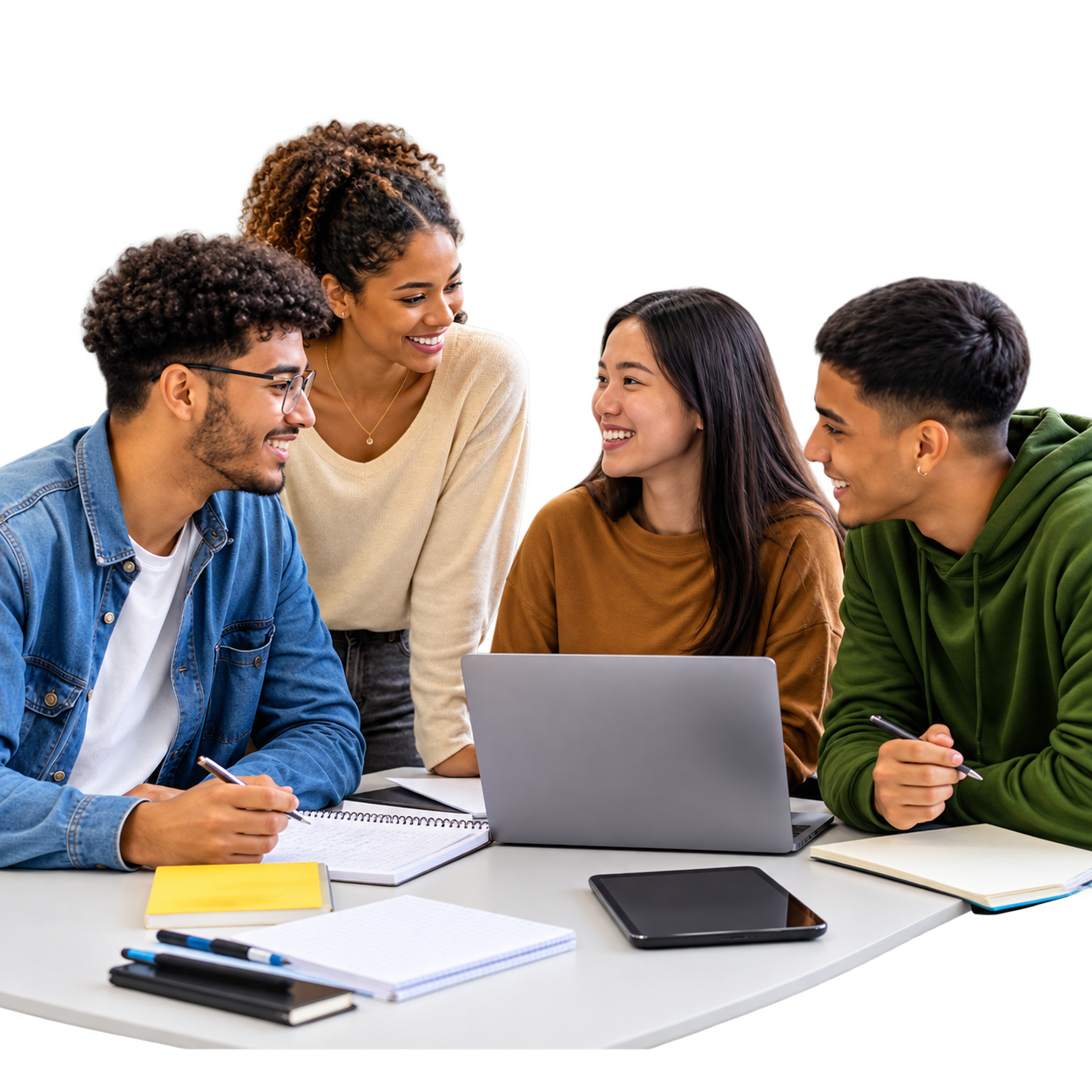 Estudantes reunidos em atividade acadêmica
